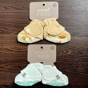 NWT Goumi Booties, 0-3M (2 sets)